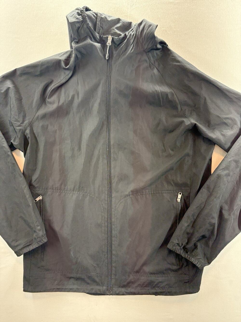 Elevate Men’s Medium Black Full Zip Activewear Outdoor Jacket Travel Channel